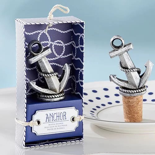 Anchor Bottle Stopper Wedding Favours